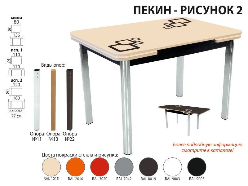 стол пекин рисунок 2 в Петрозаводске