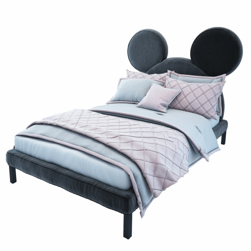 кровать детская 140х200 серая mickey mouse в Петрозаводске