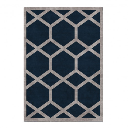 ковер ahston blue 120x170 синий в Петрозаводске