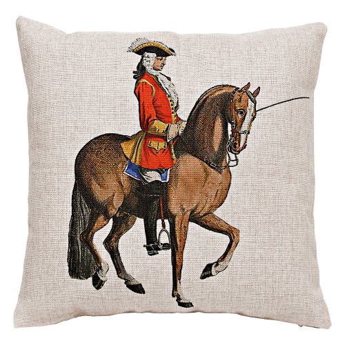 декоративная подушка «верховая езда, урок № 2» в Петрозаводске