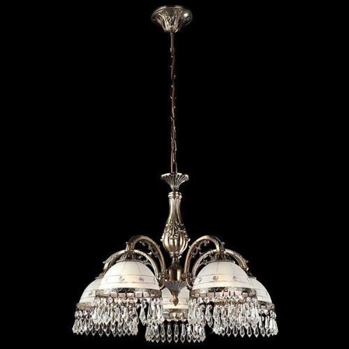 подвесная люстра eurosvet 22823/5 античная бронза в Петрозаводске