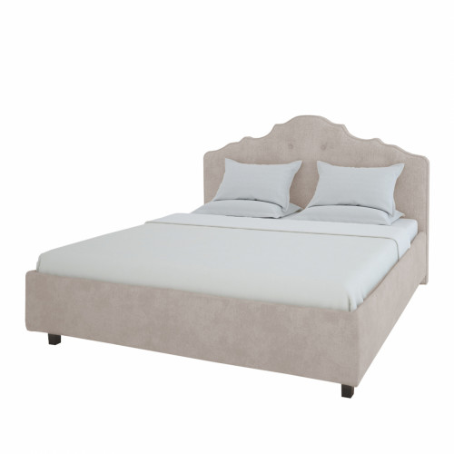 кровать двуспальная 160х200 коричнево-серая palace в Петрозаводске