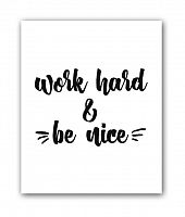 постер be nice а4 в Петрозаводске