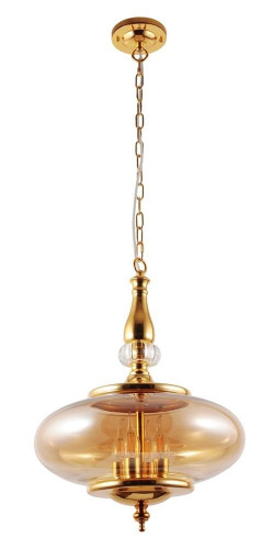 подвесной светильник crystal lux miel sp4 gold в Петрозаводске