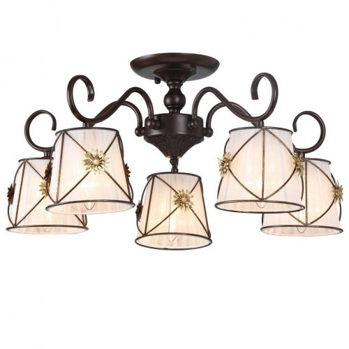 потолочная люстра arte lamp 72 a5495pl-5br в Петрозаводске