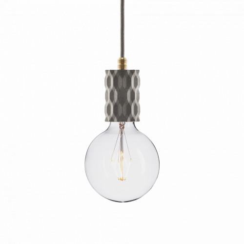 подвесной светильник beton glitter gray brass в Петрозаводске