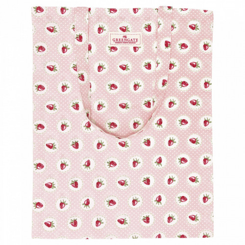 сумка хлопковая strawberry pale pink в Петрозаводске