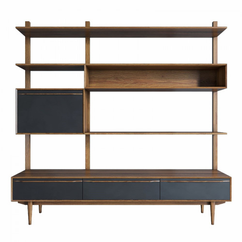 стеллаж bruni black с ящиками в Петрозаводске