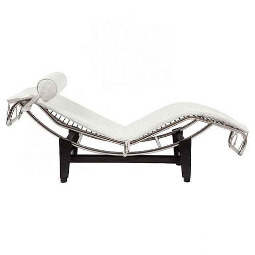 шезлонг chaise longue lc4 белый в Петрозаводске