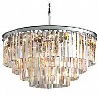 люстра odeon 4 rings silver прозрачное стекло прозрачная, серебро в Петрозаводске