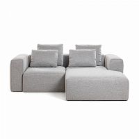 диван blok sofa 2 правый угол светло-серый от la forma (ex julia grup) в Петрозаводске