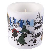свеча большая moomin зимний лес, 8 см в Петрозаводске