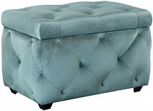 сундук leset classic-е64 велюр yd-25b бирюзовый/ножки пластик в Петрозаводске