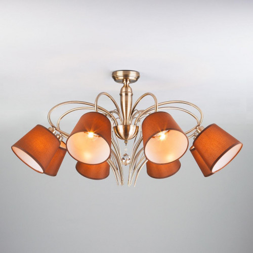 потолочная люстра eurosvet lilly 60074/8 античная бронза в Петрозаводске