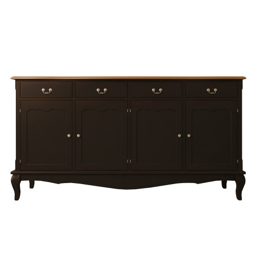 комод leontina black с ящиками и дверками черный в Петрозаводске