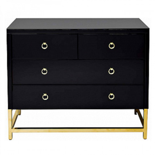 комод classic black черный, золото в Петрозаводске