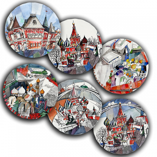 сет тарелки московия dream (6 шт.) в Петрозаводске
