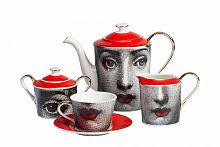 чайный сервиз faces пьеро форназетти red в Петрозаводске
