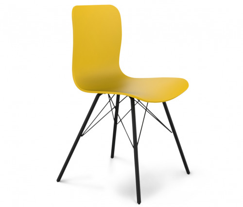 стул dsr желтый s40 (eames style) в Петрозаводске