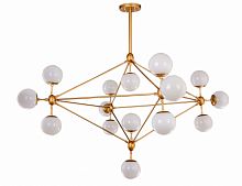 люстра modo 15 gold золото, белые плафоны в Петрозаводске
