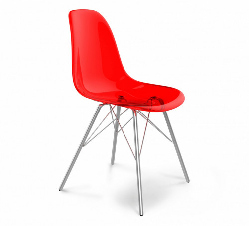 стул dsr красный s37 (eames style) в Петрозаводске