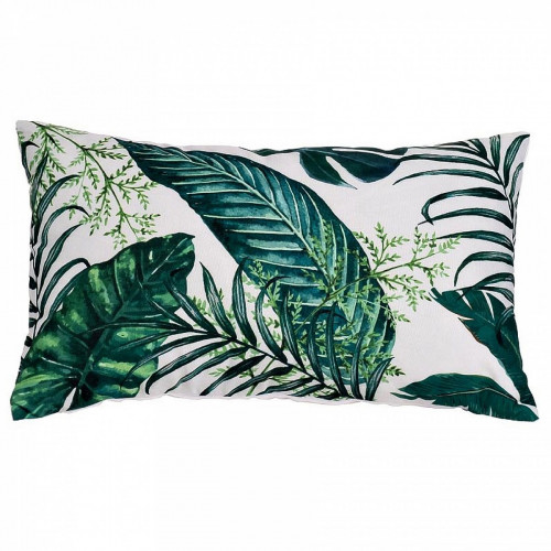 подушка прямоугольная зеленые листья в Петрозаводске