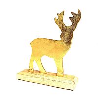 украшение декоративное golden raindeer, 22х18х5 см в Петрозаводске