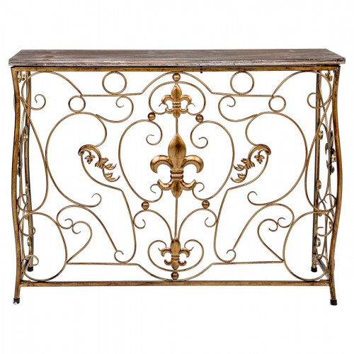 консоль «королевская лилия» бронзовая в Петрозаводске