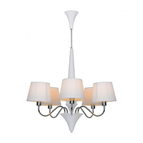 подвесная люстра arte lamp a1528lm-5wh белая в Петрозаводске