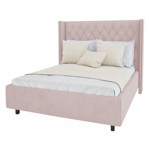 кровать большая 200х200 wing пыльная роза в Петрозаводске