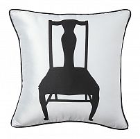 подушка с изображением стула chair white в Петрозаводске