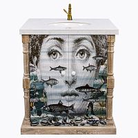 тумба с раковиной аквариум снег fornasetti в Петрозаводске