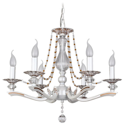 подвесная люстра idlamp eloisa 259/6-whiteplatina в Петрозаводске