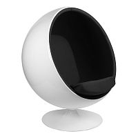 кресло eero aarnio style ball chair черное в Петрозаводске