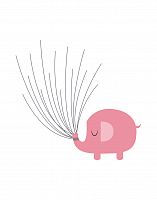 постер pink elephant а4 в Петрозаводске