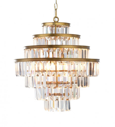 люстра alaine 50 латунь, прозрачное стекло в Петрозаводске