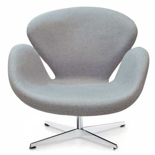 кресло swan chair темно-серое в Петрозаводске