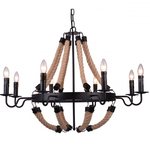 подвесная люстра arte lamp marsiglia a8956lm-8bk в Петрозаводске