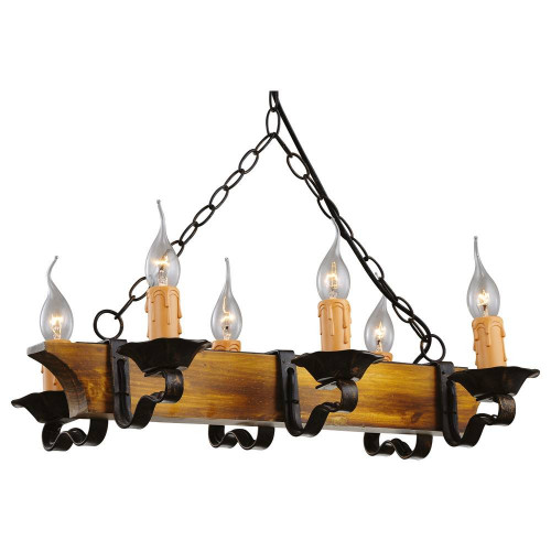 подвесная люстра arte lamp taverna a9525lm-6br в Петрозаводске