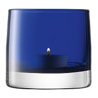 подсвечник стеклянный синий для чайной свечи light colour, 8,5 см в Петрозаводске
