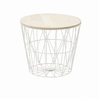 стол-корзина flora m белый в Петрозаводске