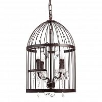 люстра vintage birdcage (51*34*54) коричневая в Петрозаводске