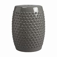 керамический столик-табурет cutwork garden stool серый в Петрозаводске