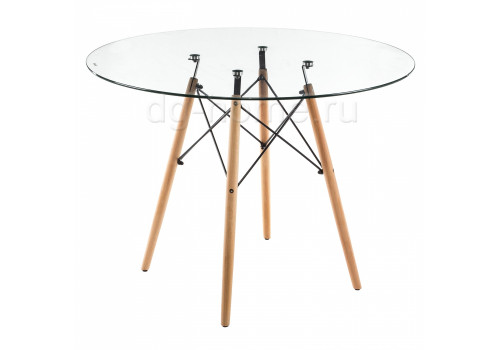 стол стеклянный nixon (eames style) натуральное дерево в Петрозаводске