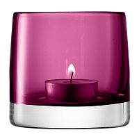 подсвечник стеклянный лиловый для чайной свечи light colour, 8,5 см в Петрозаводске