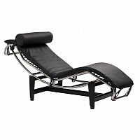 шезлонг chaise longue lc4 черный в Петрозаводске