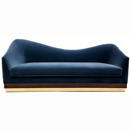 диван hughes sofa прямой синий в Петрозаводске