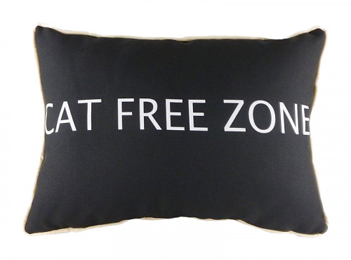 подушка с надписью cat free zone в Петрозаводске
