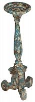 подсвечник состаренный фигурный голубой relic collection, 61 см в Петрозаводске