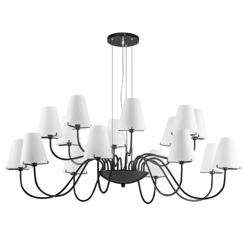 подвесная люстра lightstar diafano 758167 черная в Петрозаводске